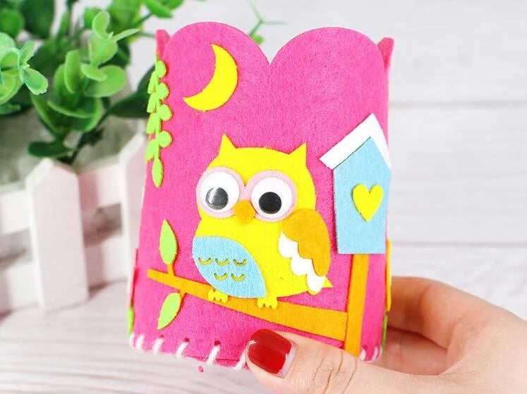 4PCS DIY Pencil Holder Craft Kit for Kids