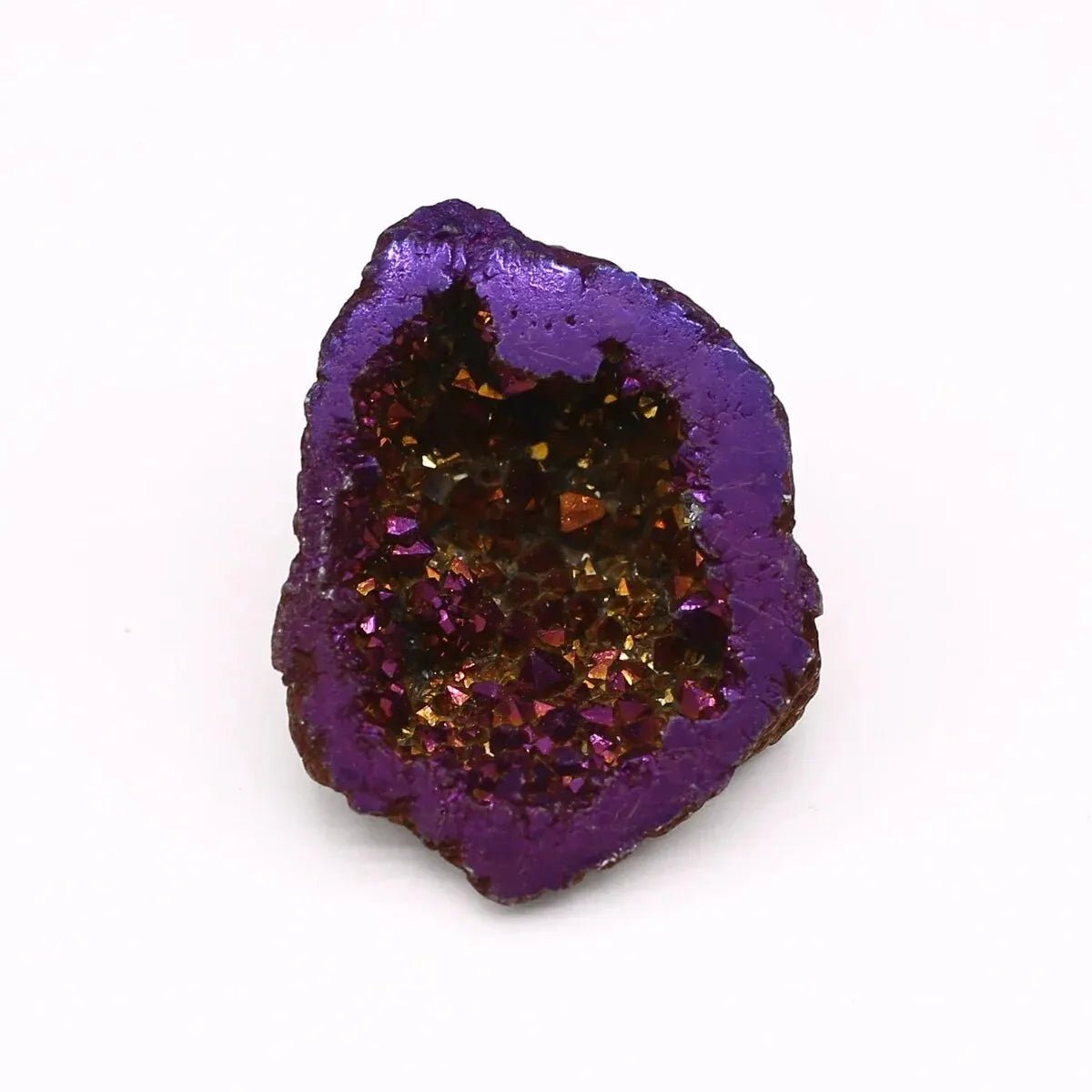 2pcs Natural Agate Crystal Treasure Bowls – Gemstone Display Set