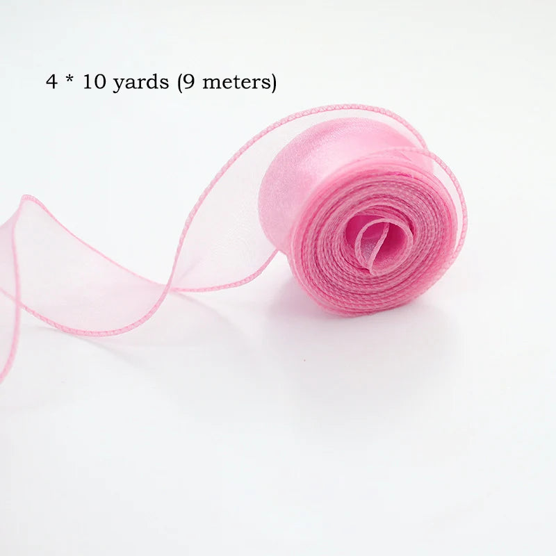 10 Yards Chiffon Silk Ribbon Roll – DIY & Decoration