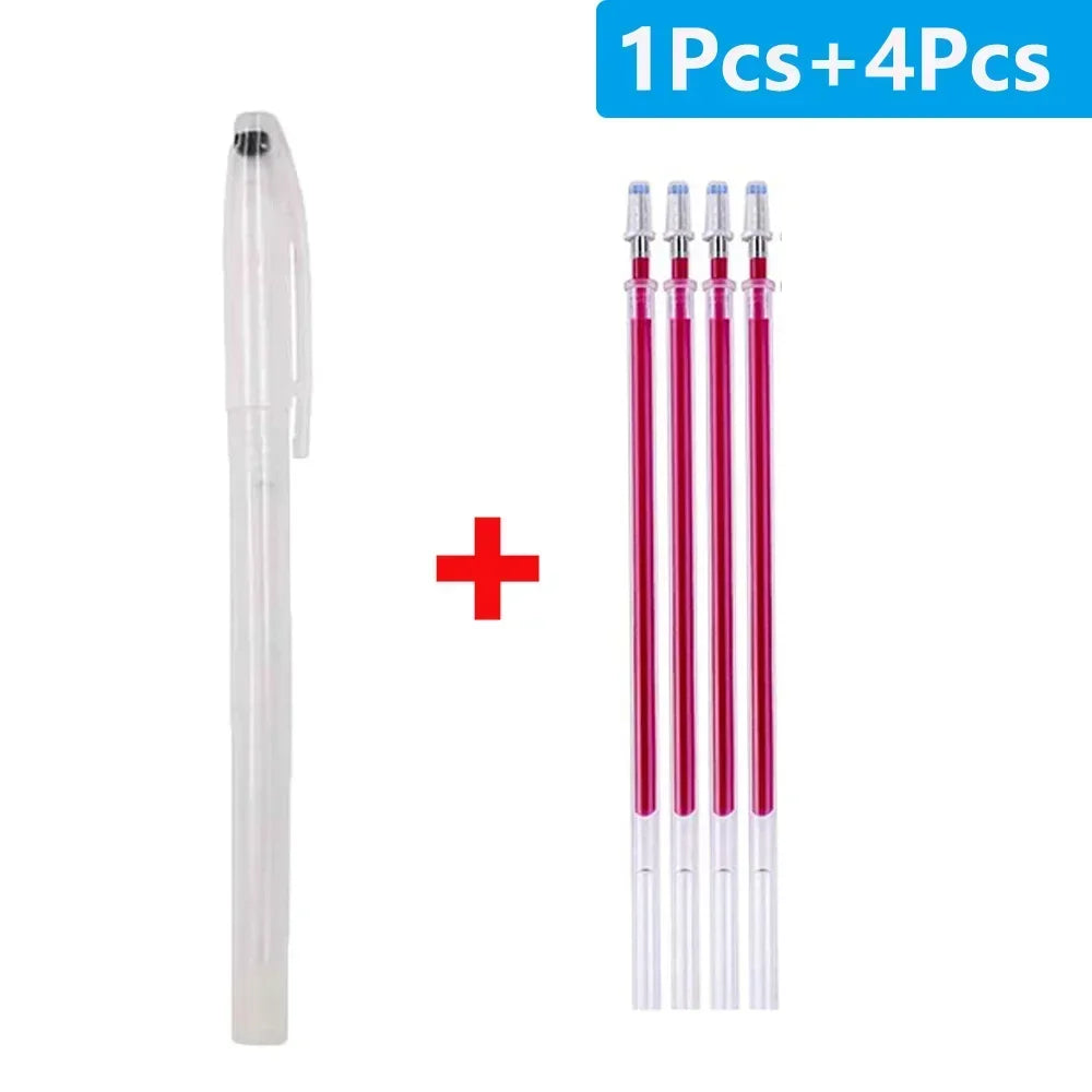 Heat Erasable Magic Marker Pen Set for Fabric Sewing