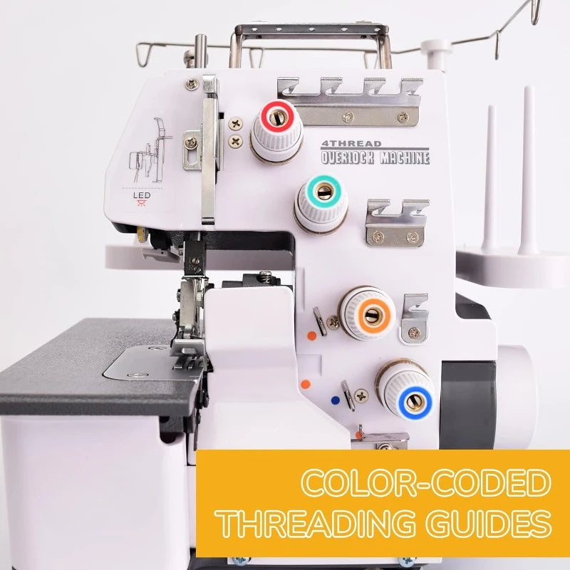 Sienna Industrial Serger Sewing Machine with Metal Frame