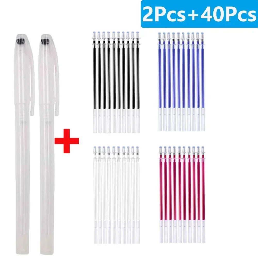 Heat Erasable Magic Marker Pen Set for Fabric Sewing