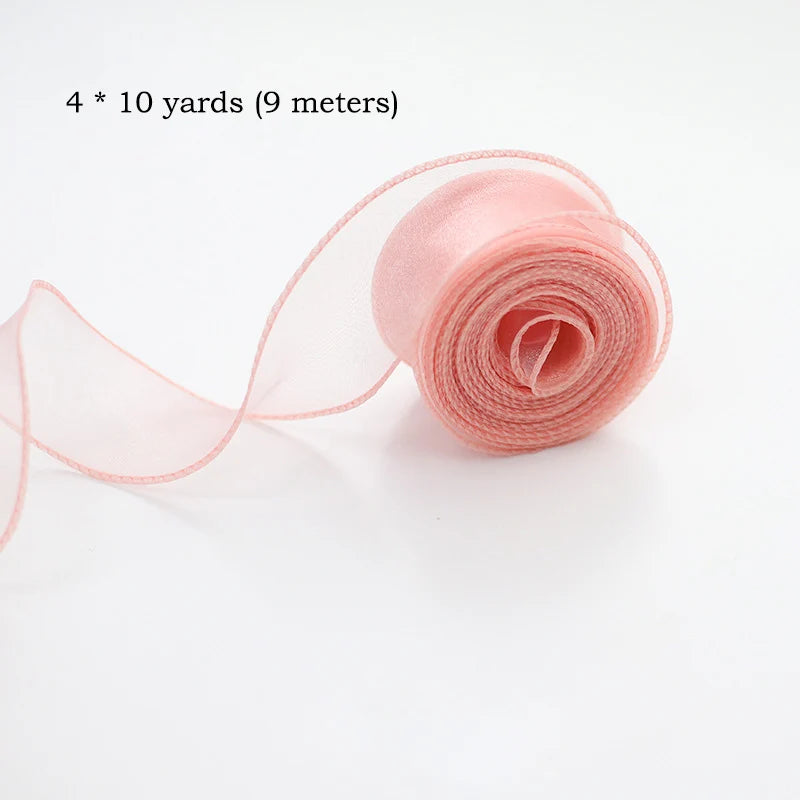 10 Yards Chiffon Silk Ribbon Roll – DIY & Decoration