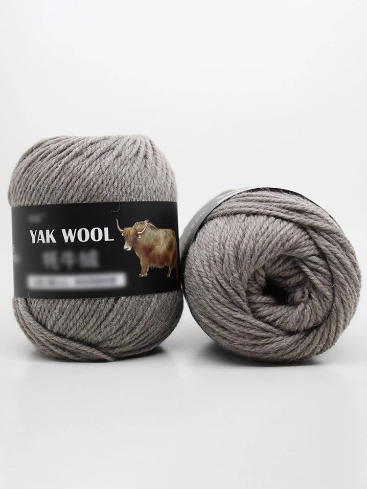 Yak Wool 3-Strand Yarn – Medium-Weight Yarn for Sweaters, Coats & Accessories