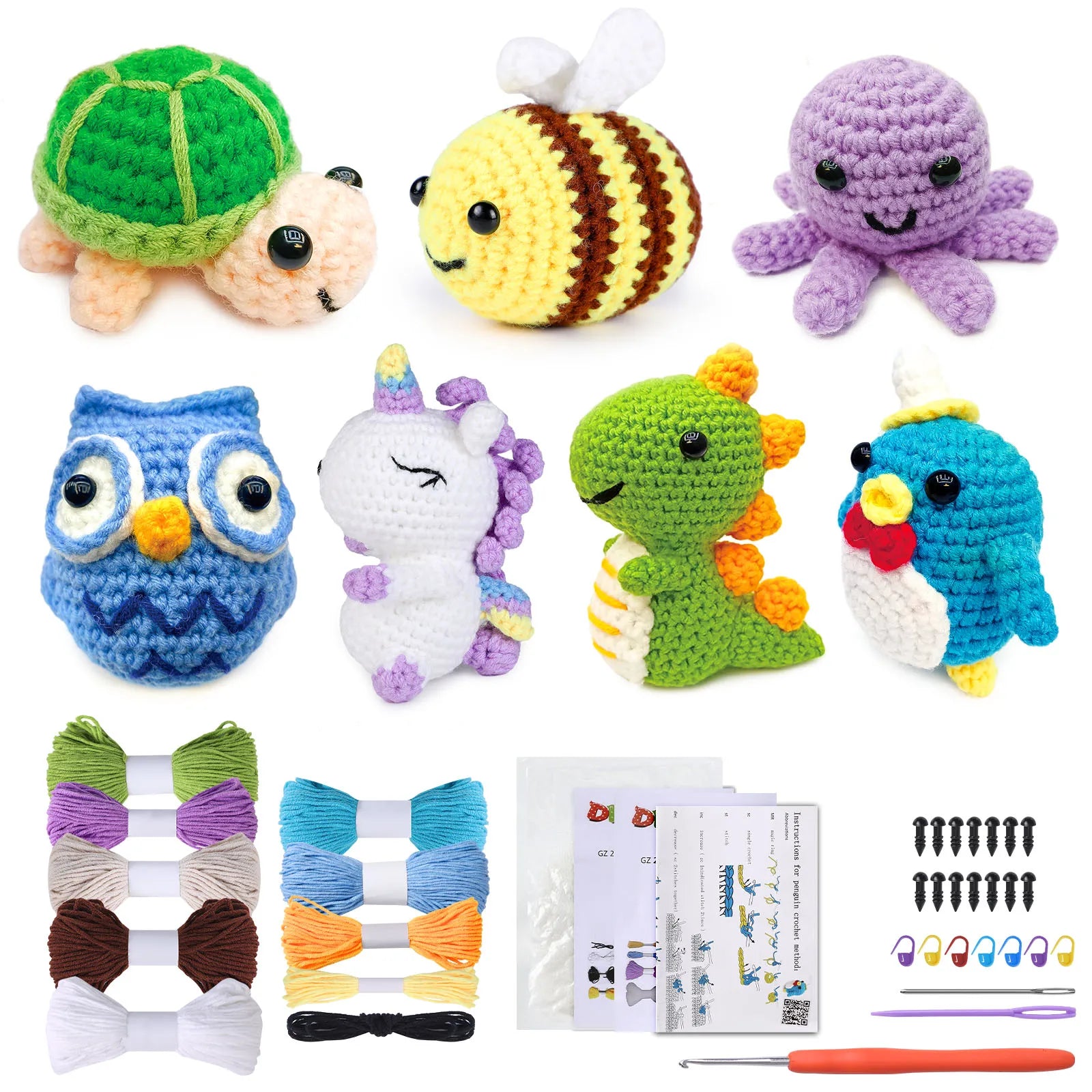 Crochet Starter Kit DIY Critter Making for Beginners