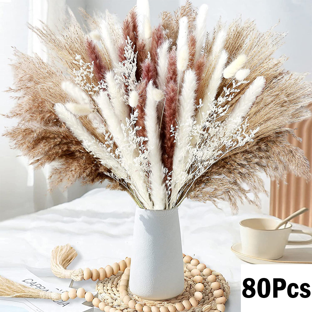 Natural Dried Pampas Grass Bouquet – Boho Decor for Home & Events