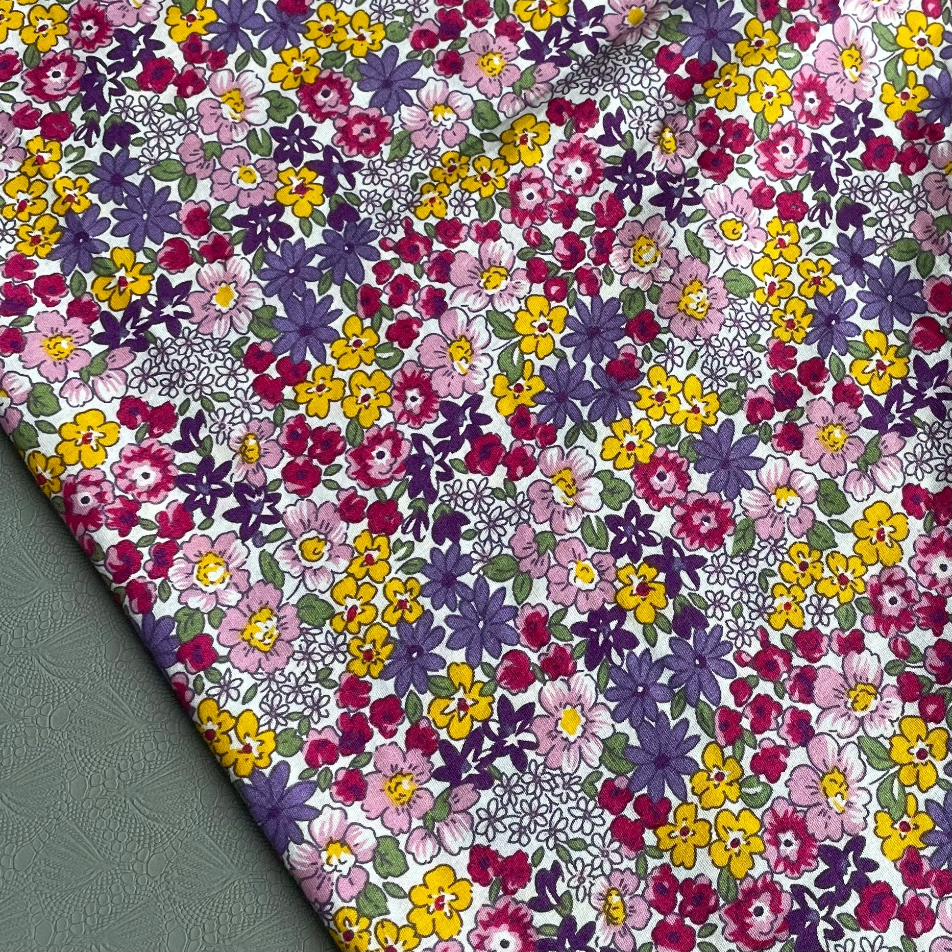 145x50cm Floral 100% Cotton Digital Print Fabric for Sewing