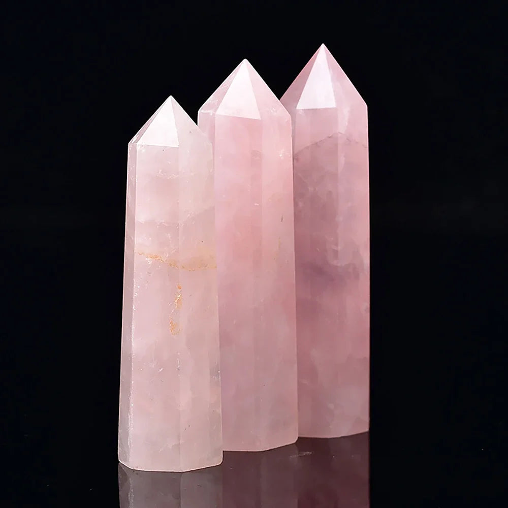 Crystal Stone Point Wands for Decor and Witchcraft