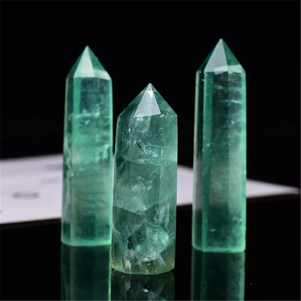 Crystal Stone Point Wands for Decor and Witchcraft
