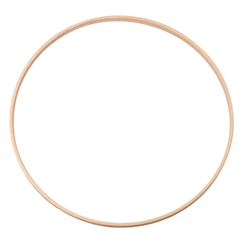 Wooden Bamboo Floral Hoop – DIY Ring for Wreaths, Macrame & Décor