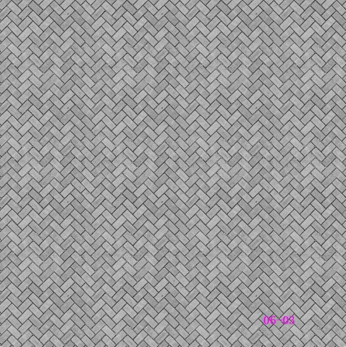 Miniature Road & Pavement Sticker Set (2pcs, 21x29cm)