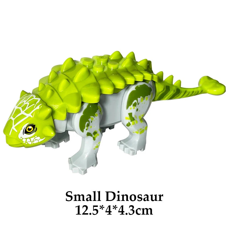 Jurassic Dinosaur Building Blocks – T-Rex, Raptor, Triceratops Models