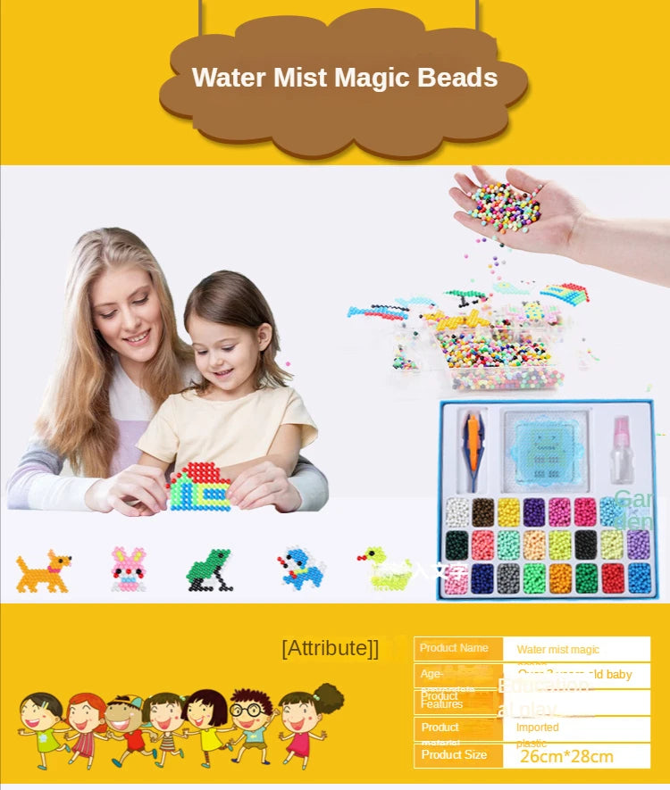 1000pcs DIY Water Spray Beads Craft Kit for Kids