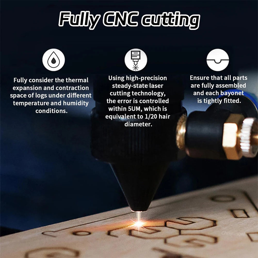 3D Wooden Puzzle Model – Castle & Taj Mahal Kit with Light