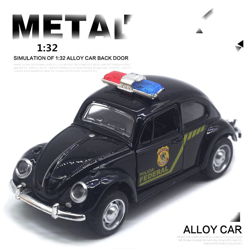 1:32 Beetle Alloy Car Diecasts Metal Classic Toy Model with Pull Back Function Vehicles for Child Gifts A931