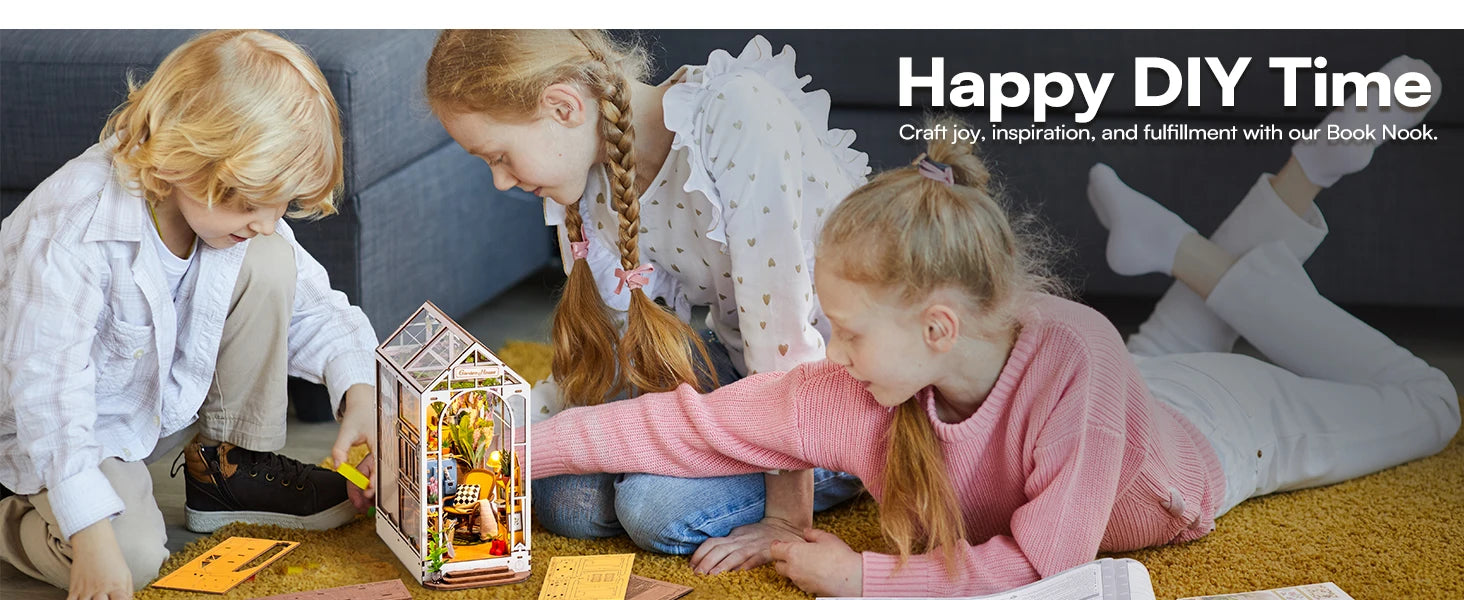 Robotime Rolife DIY Book Nook Miniature Dollhouse