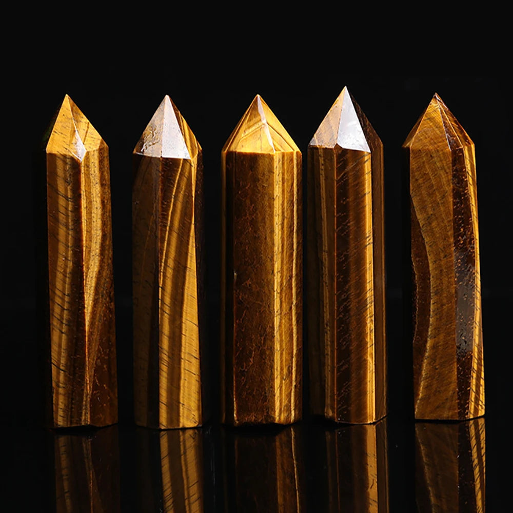 Crystal Stone Point Wands for Decor and Witchcraft