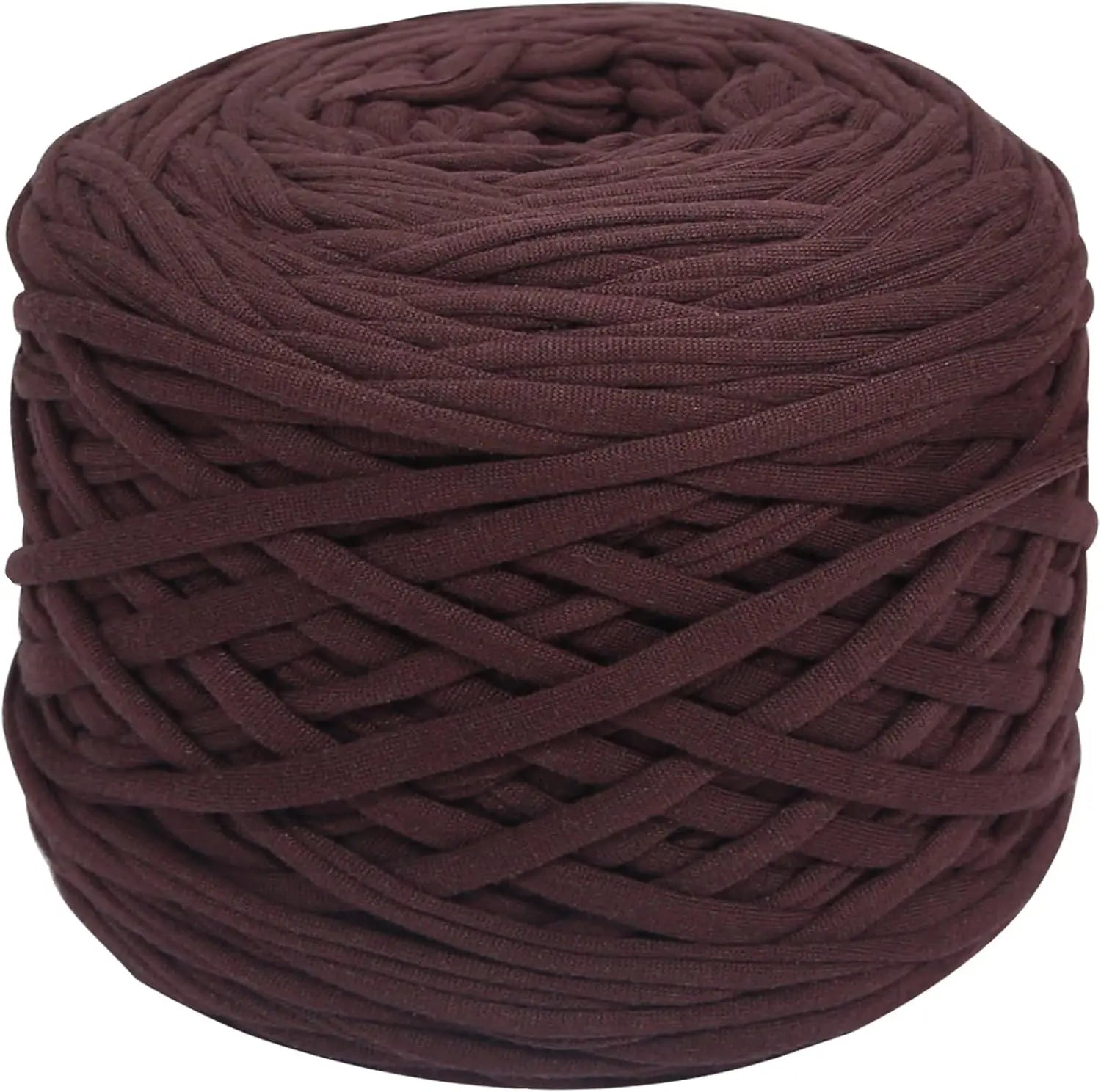 400g Thick T-Shirt Yarn – Elastic Fabric for DIY Crochet & Knitting