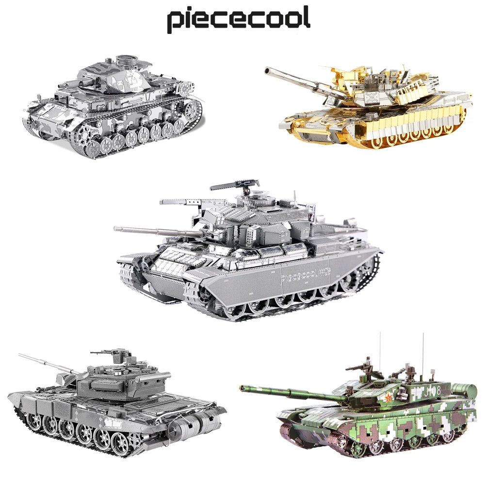 Piececool 3D Metal Tank Model Kit