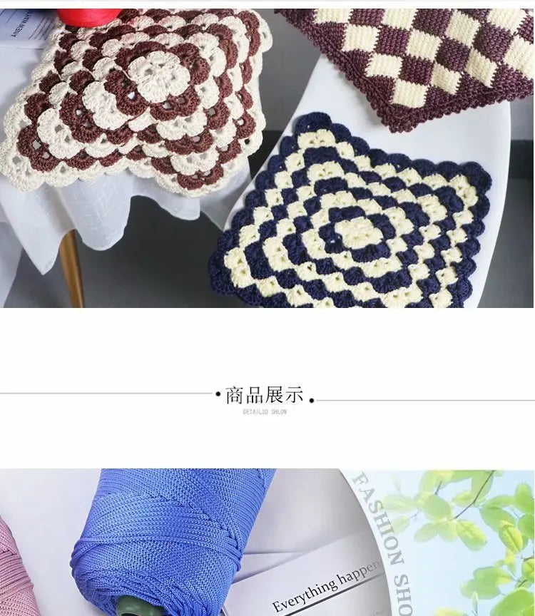 3mm Twisted Colored Cotton Cord – DIY Craft Rope