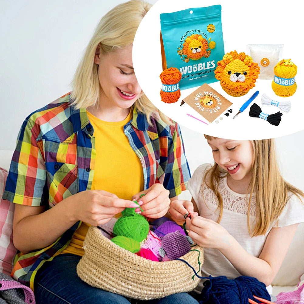 Kids Beginner Crochet Animal Kit
