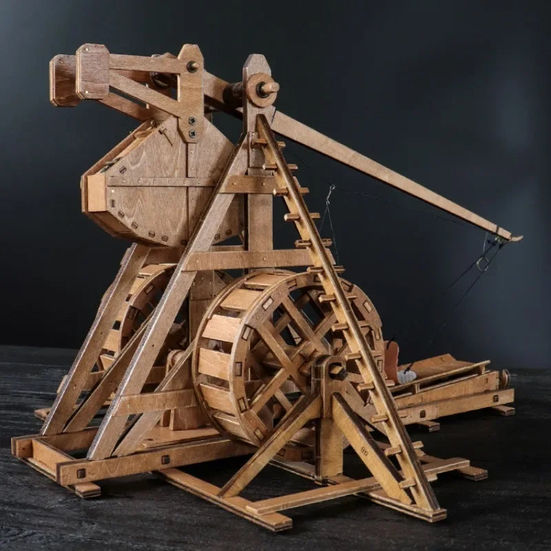 1:48 DIY Wooden Trebuchet Catapult Model
