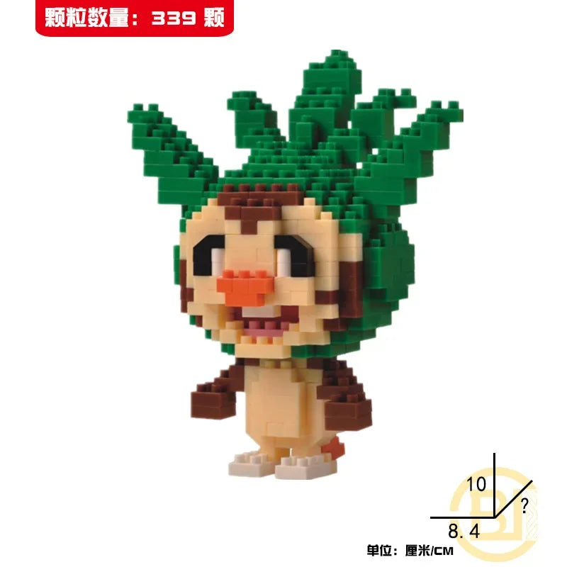 Mini Pokémon Building Blocks – Pikachu, Charizard, Eevee, Mewtwo