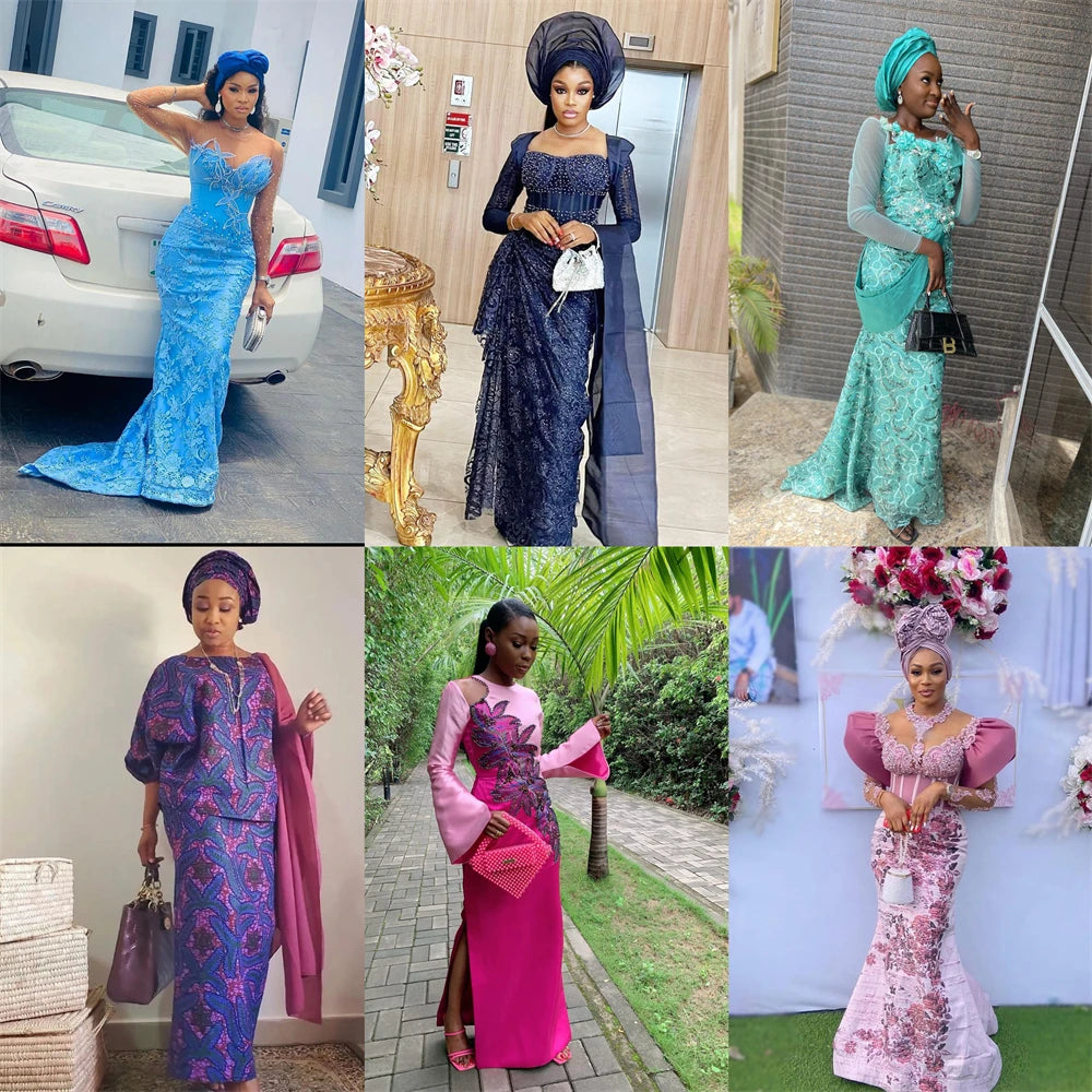 African Sequin Velvet Lace Fabric for Dressmaking RC129