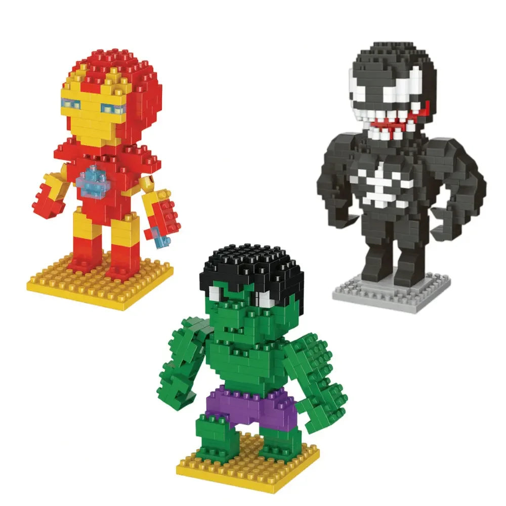 Disney Hero Micro Building Blocks – Cartoon Assembly Toy Gift for Kids