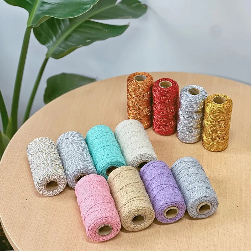 2mm Macrame Cord 100m Natural Twine String