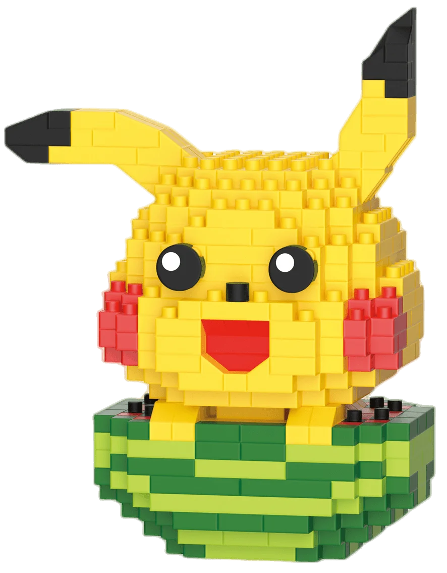 Mini Pokémon Building Blocks – Pikachu, Charizard, Eevee, Mewtwo