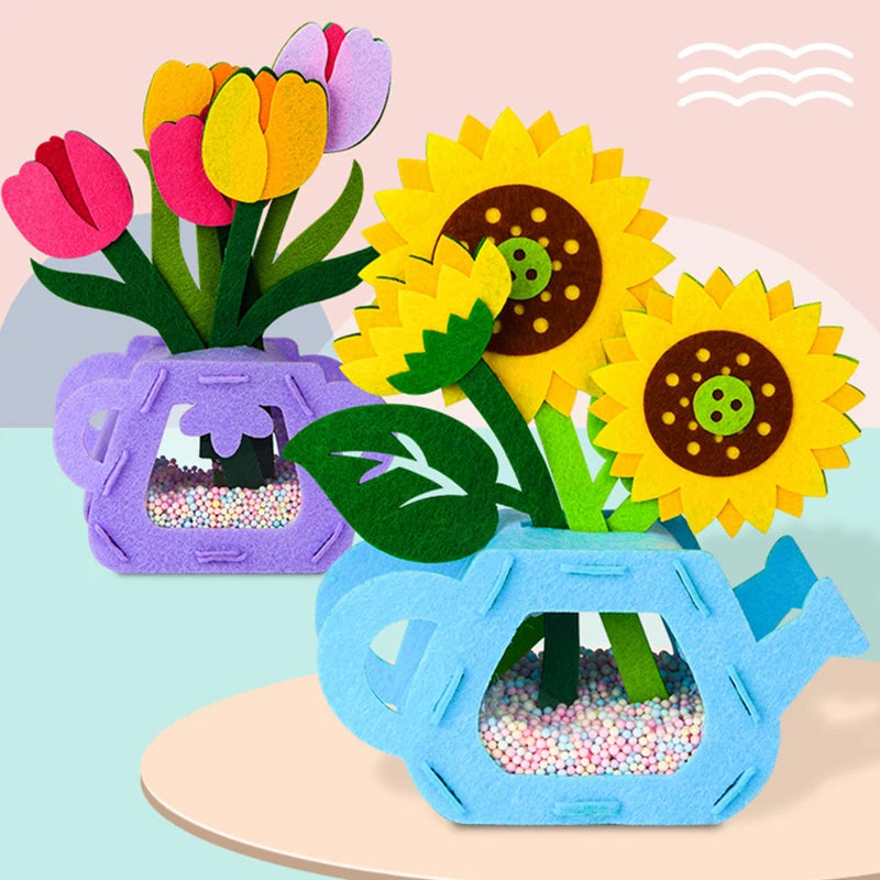 DIY Flower Pot Montessori Craft Kit for Kids of all ages