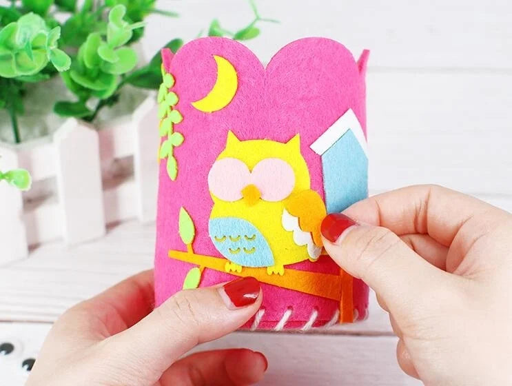 4PCS DIY Pencil Holder Craft Kit for Kids