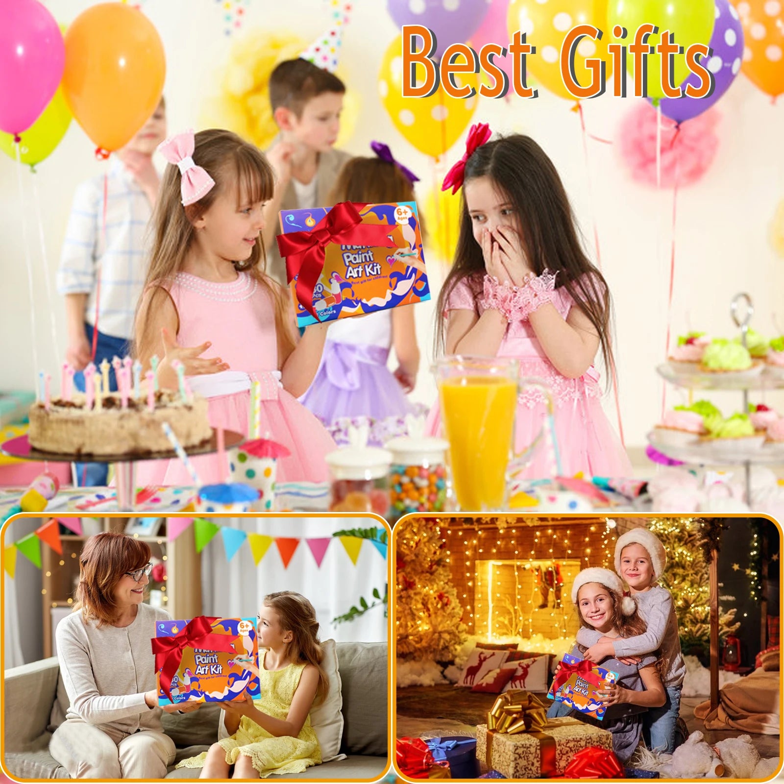 Marble Painting Kit for Kids – Water Marbling Art Set