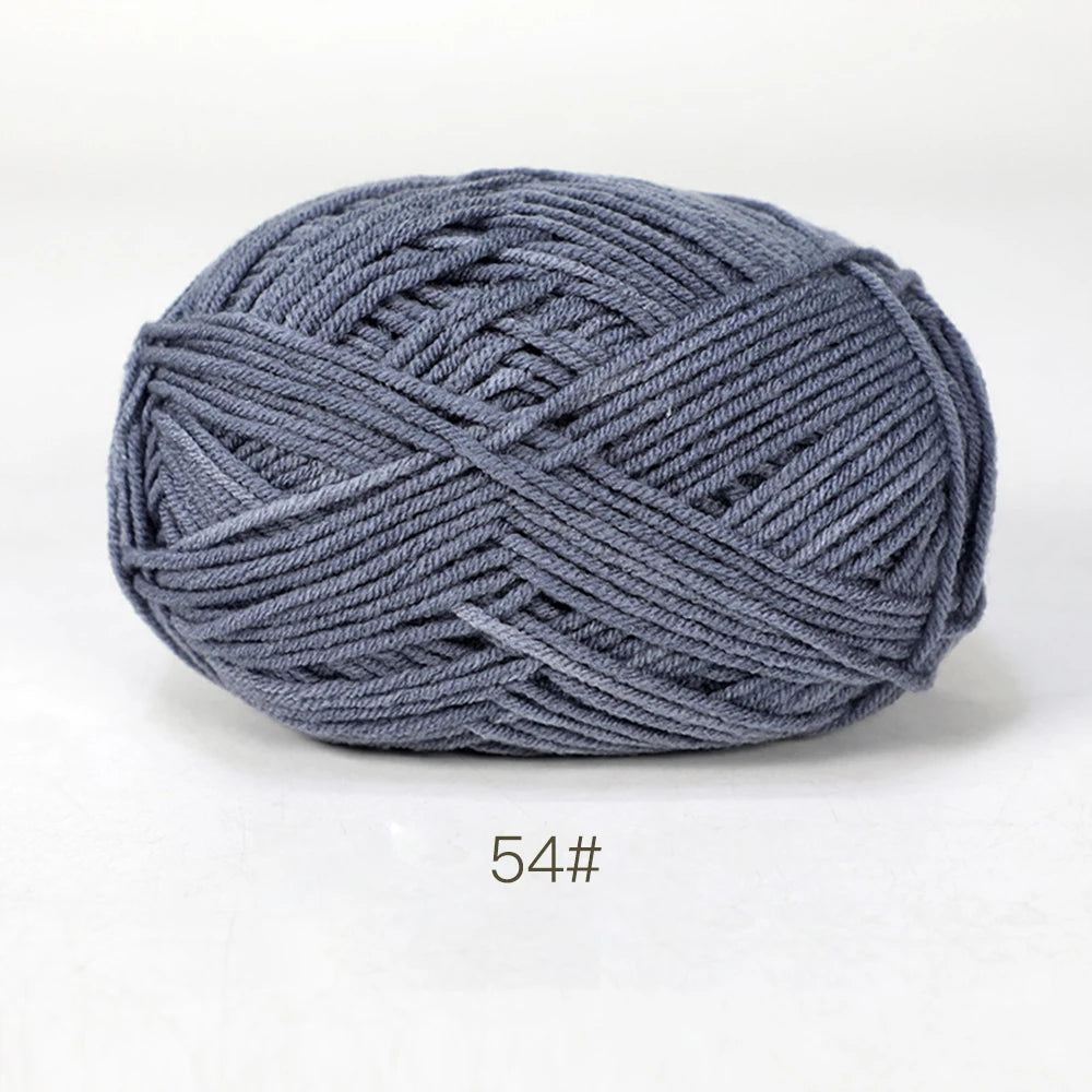 50g Soft Milk Cotton Yarn – Hand Knitting & Crochet Thread