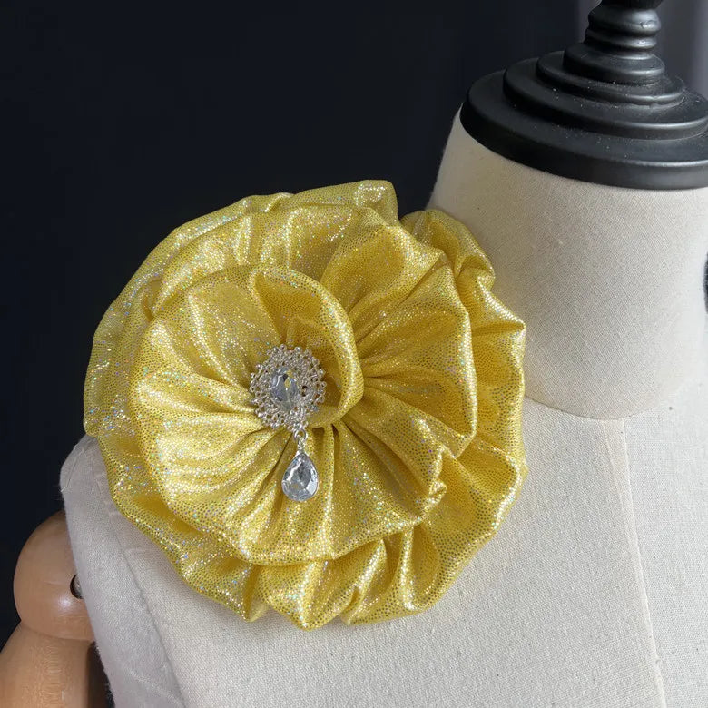 15cm 3D Holographic Floral Trim Corsage Accessory