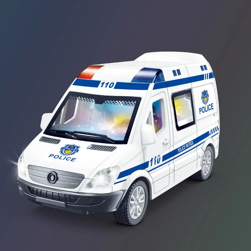 1:32 Diecast Emergency Vehicles – Ambulance, Fire Truck, Police Car