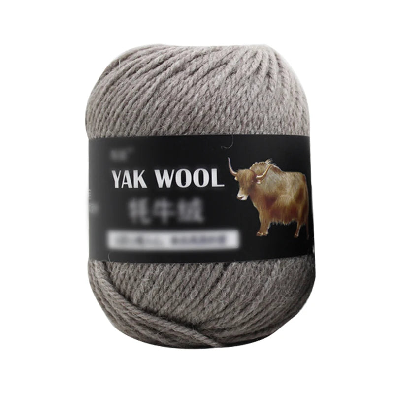 Yak Wool 3-Strand Yarn – Medium-Weight Yarn for Sweaters, Coats & Accessories