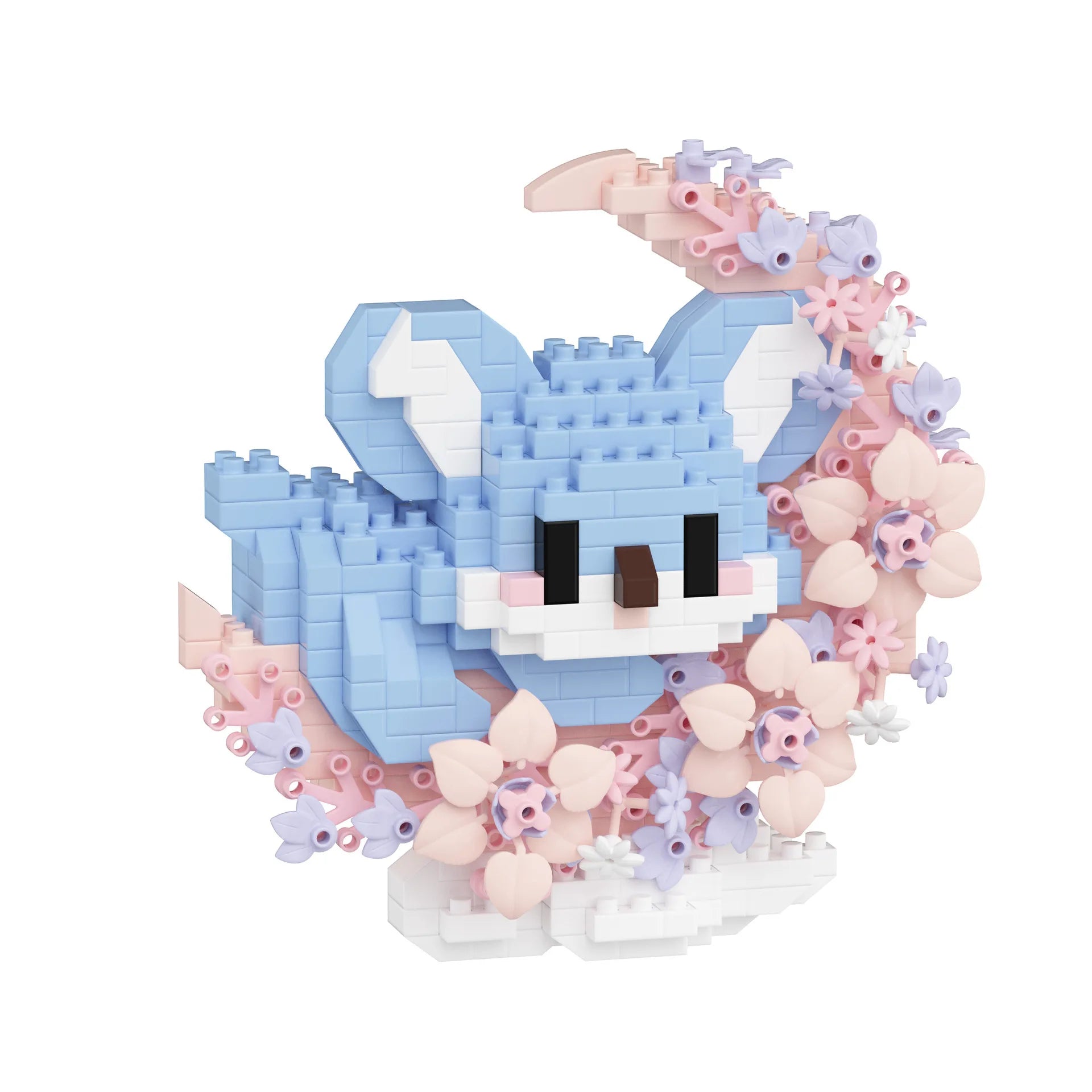 Mini Animal Building Block Models – Dog, Cat, Panda, Raccoon