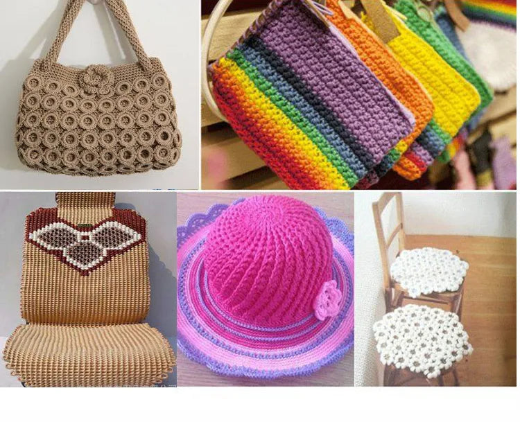 1.5mm Ice Silk Crochet Yarn – 200m Polypropylene Thread