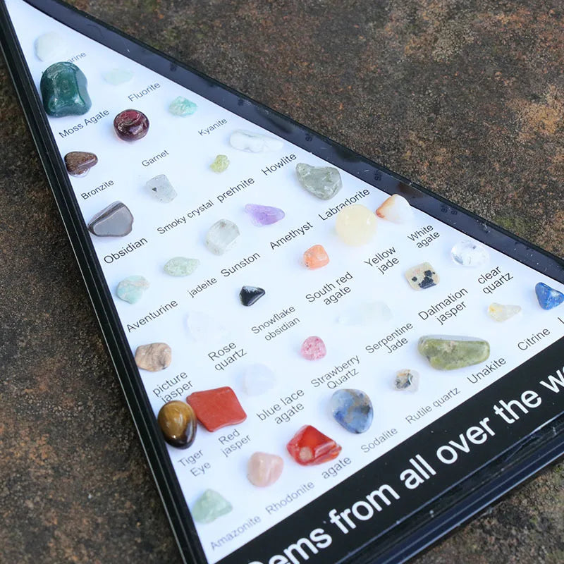 36pcs Chakra Gemstone Crystal Healing Set