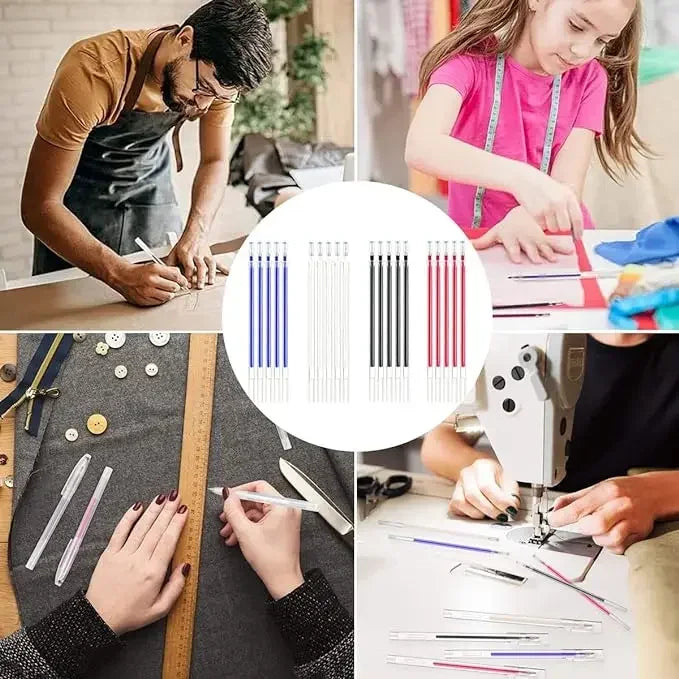 Heat Erasable Magic Marker Pen Set for Fabric Sewing