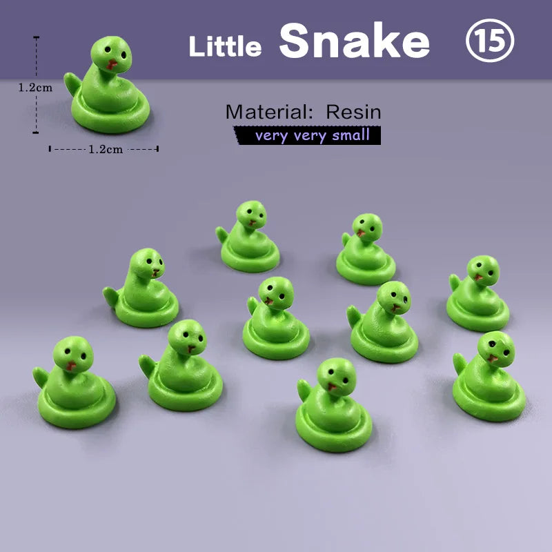 10Pcs Mini Animal Figurines Garden Decorations