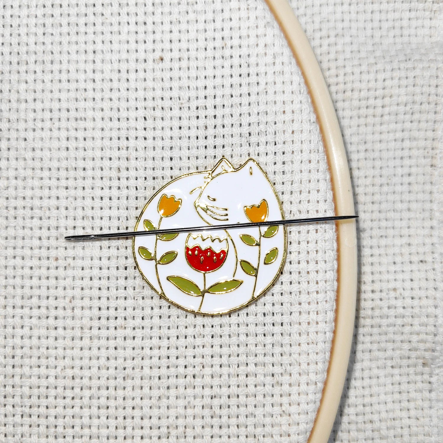 Magnetic Needle Minder Flower Leaf Holder