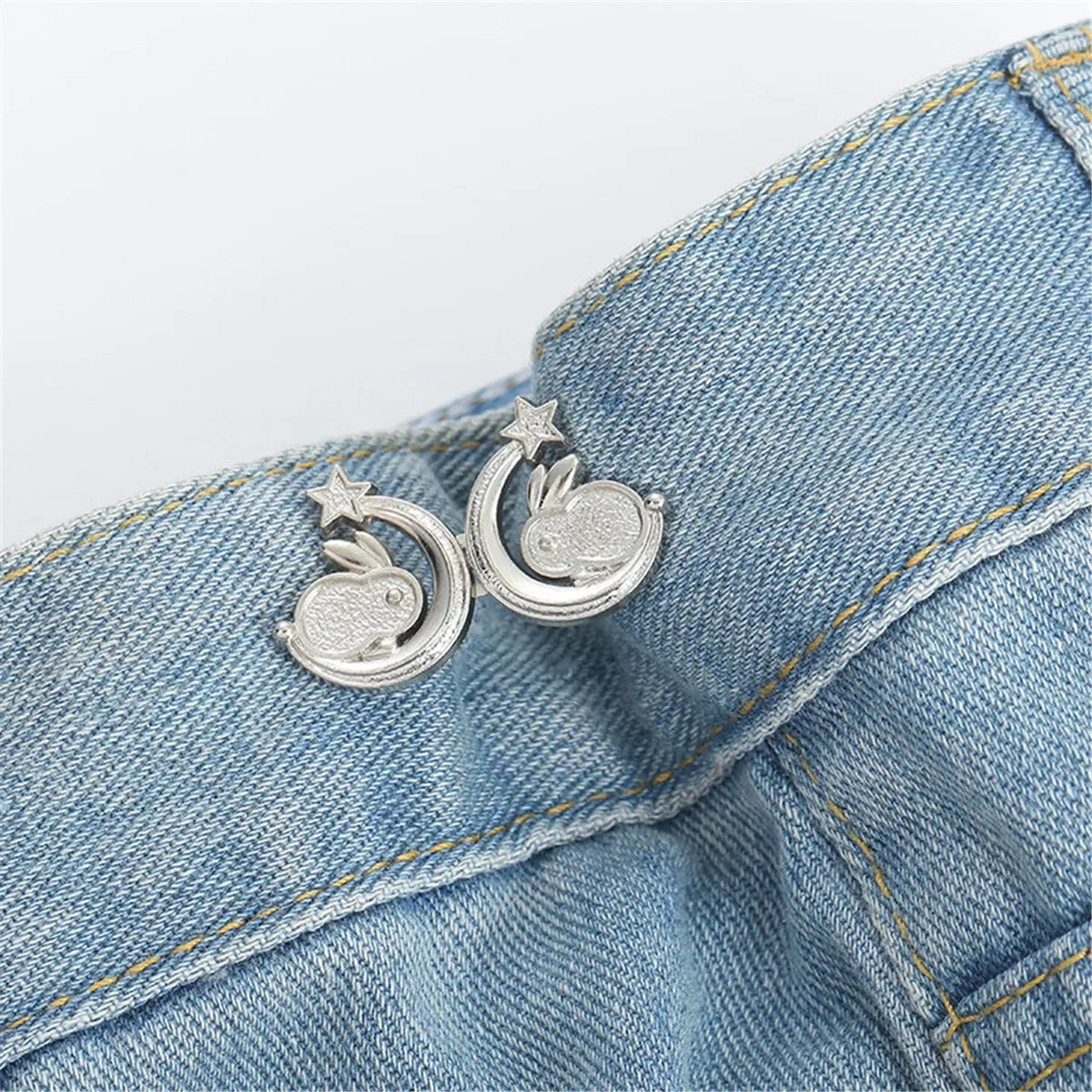 Adjustable Waist Buckle Button for Jeans