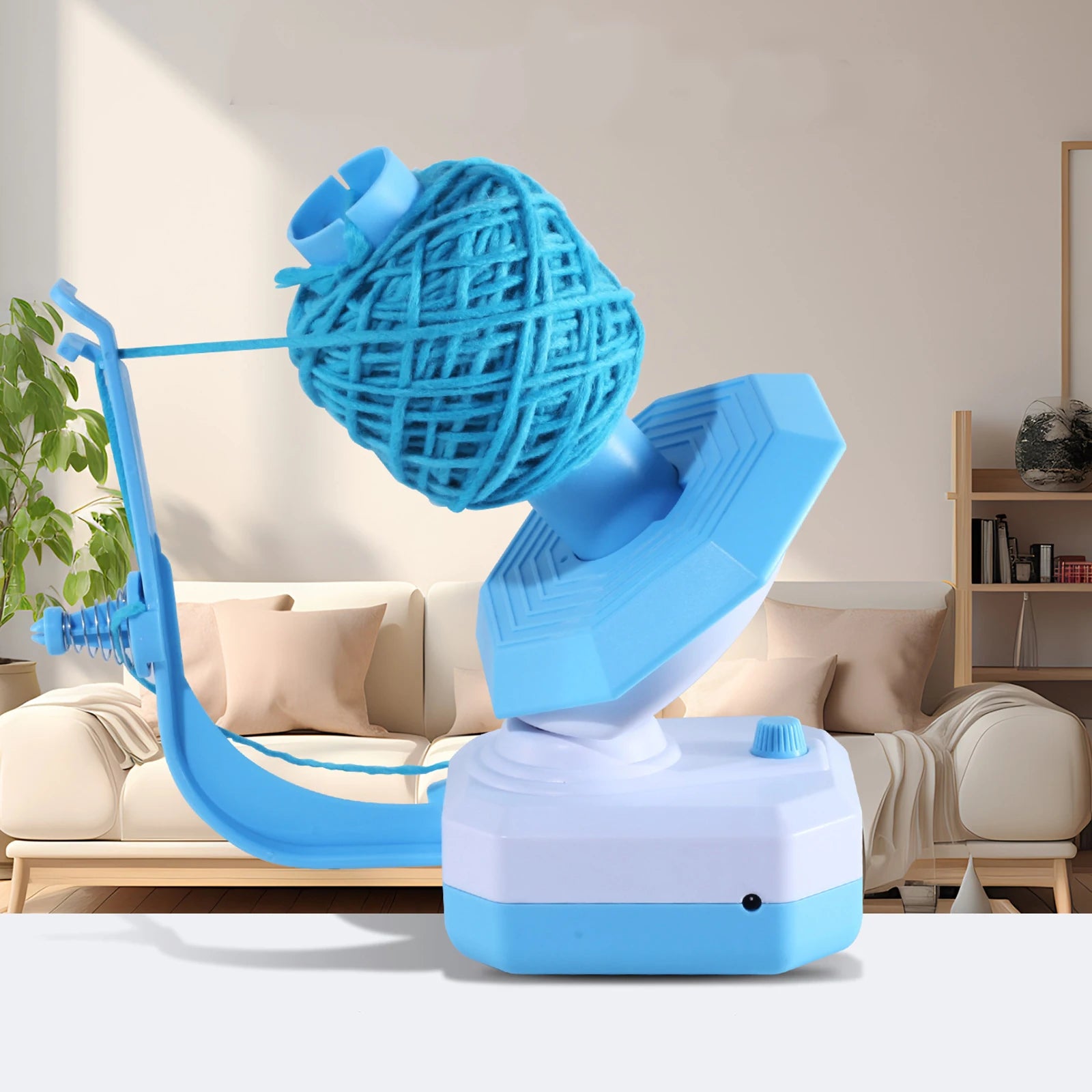 Electric Yarn Ball Winder – Automatic Yarn Dispenser for Crocheting & Knitting