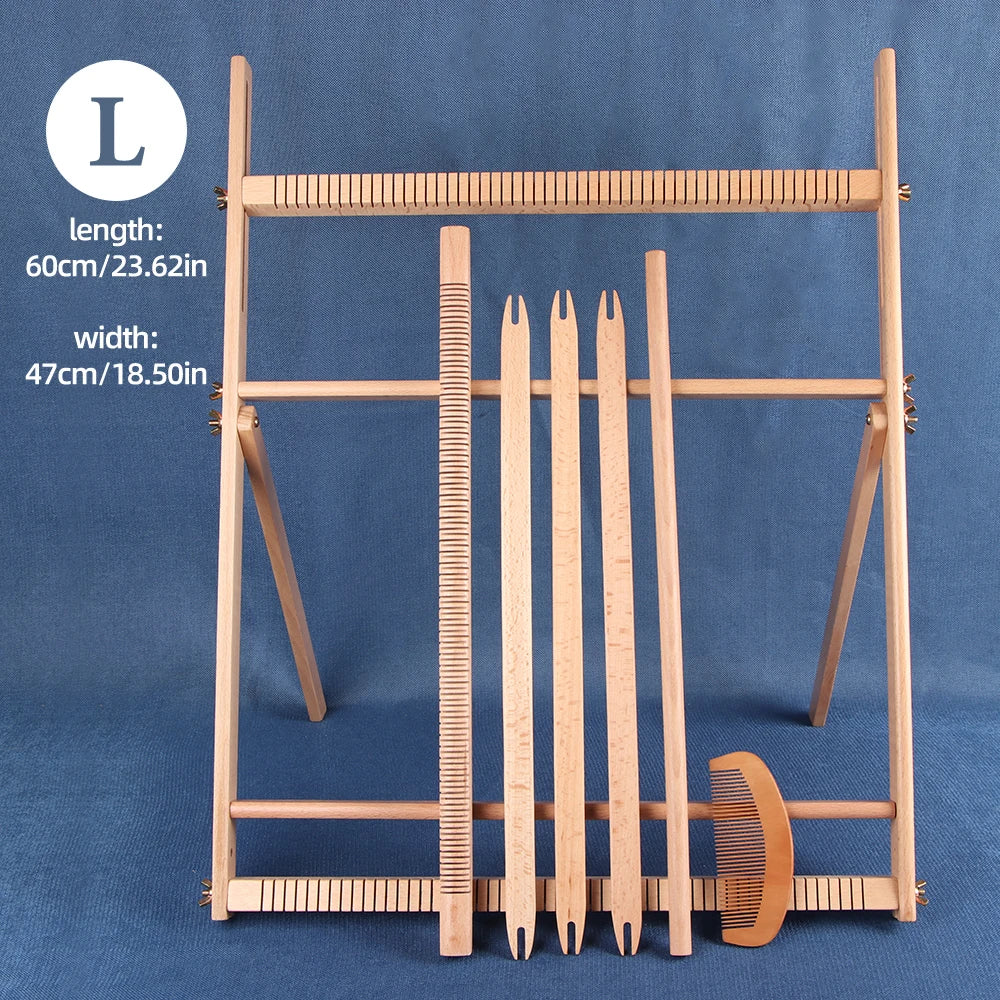 Wooden DIY Weaving Loom Frame Tool