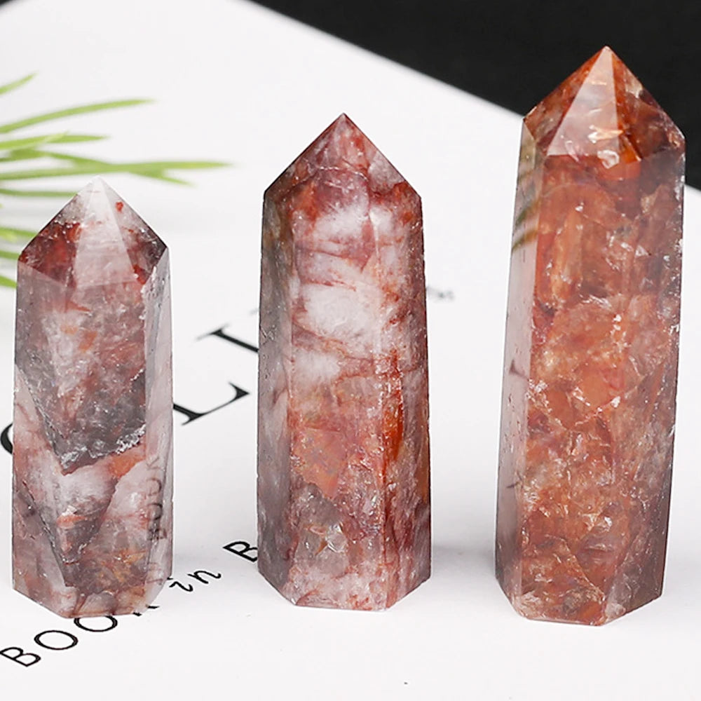 Crystal Stone Point Wands for Decor and Witchcraft