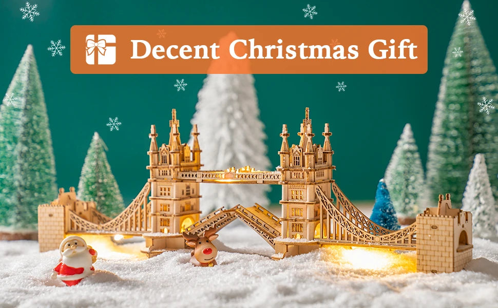 Robotime 3D Wooden Landmark Puzzle Kit