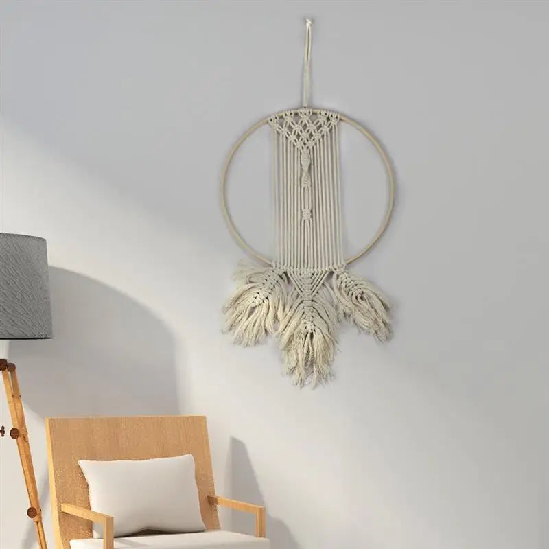 Wooden Bamboo Floral Hoop – DIY Ring for Wreaths, Macrame & Décor